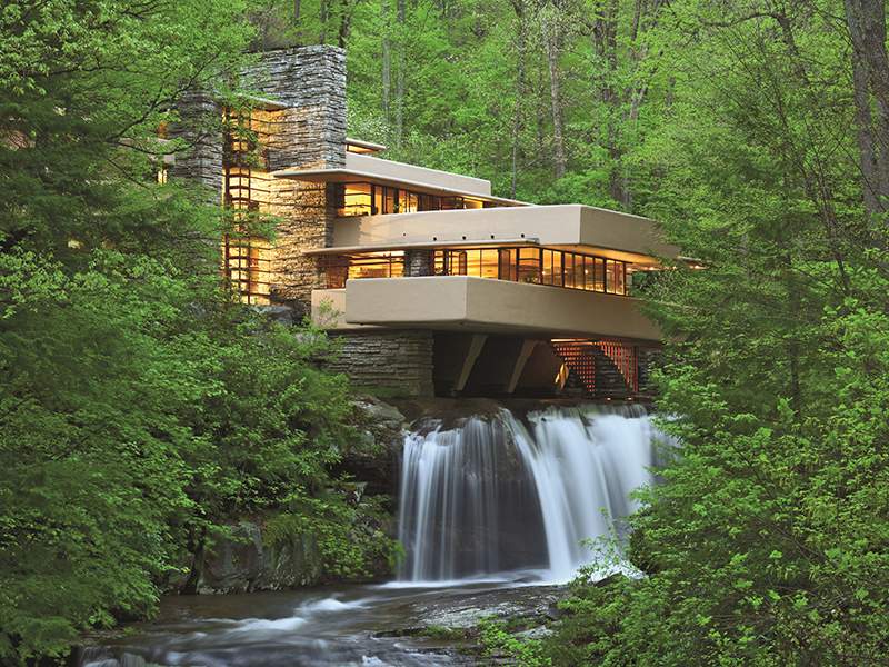 Falling Water Frank Lloyd Wright Pittsburgh Pennsylvania