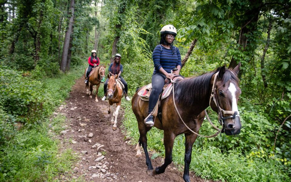 Riding in Skytop Pennsylvania