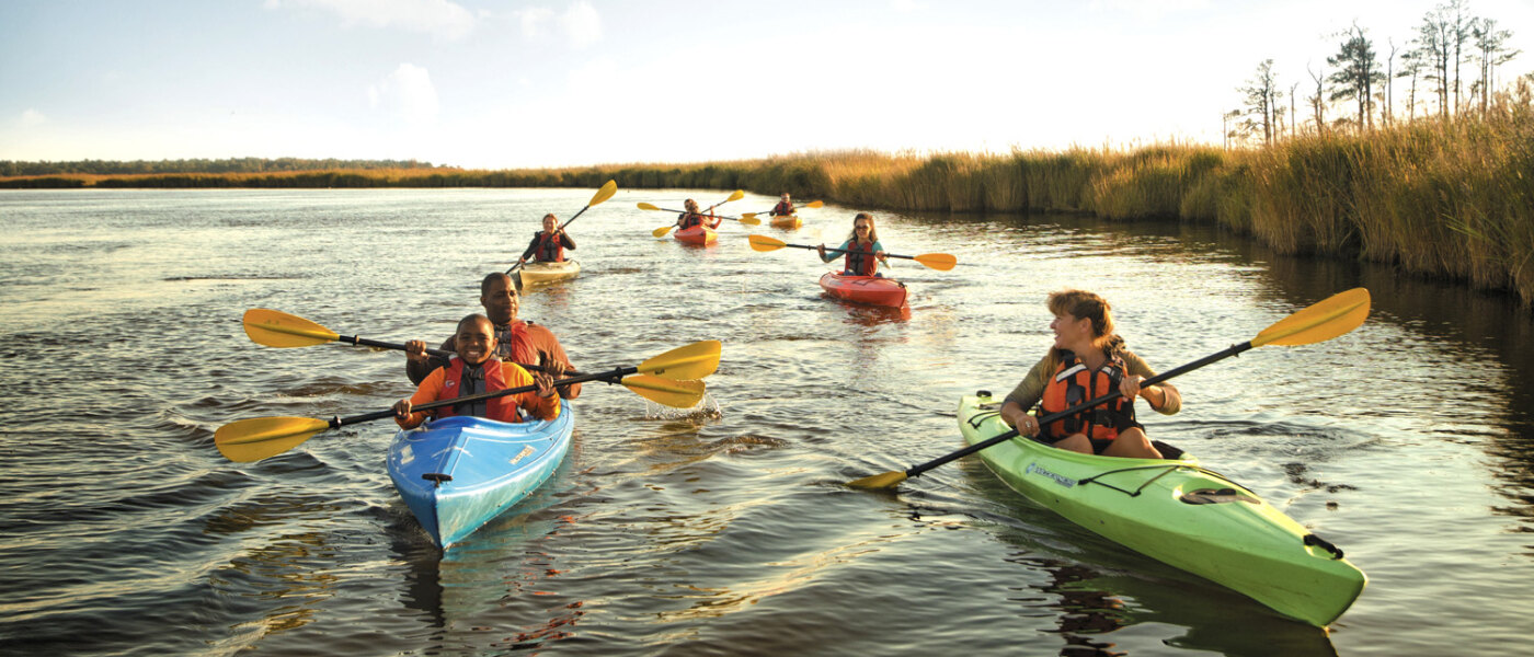 Kayaking on the Harriet Tubman Underground Railroad Byway. Holidays in Maryland