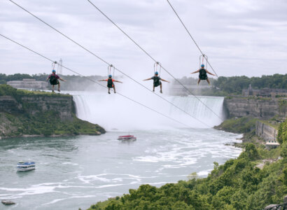 Zipline To The Falls