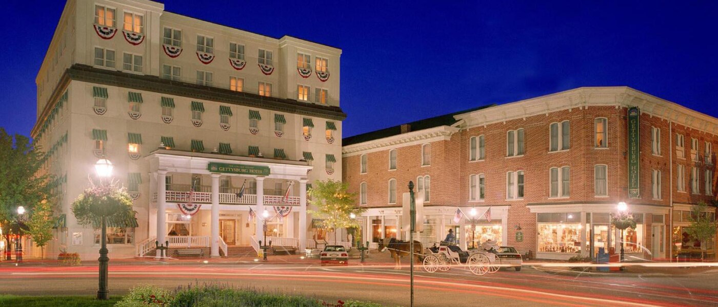 Hotel Exterior of the Hotel Gettysburg Pennsylvania