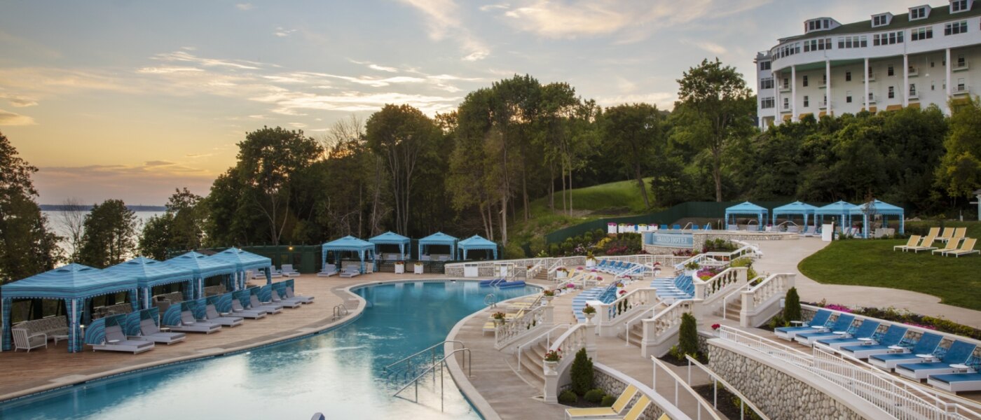 Outdoor Pool - Mackinac Island - Holidays to Michigan