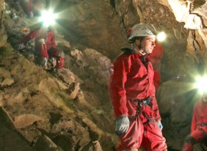 Adventure Cave Tour, from Canmore