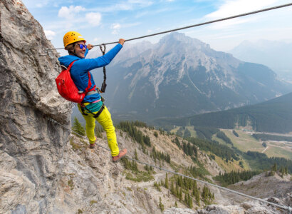 Via Ferrata: Explorer Route Climbing Tour, from Banff